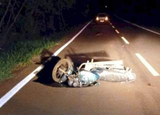 Motociclista morre após atropelar capivara na MS-147