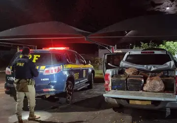 Jovem é preso levando 758 quilos de maconha em S10 roubada no Rio de Janeiro