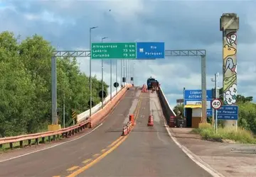 Ponte sobre o Rio Paraguai será interditada por 19 horas no fim de semana
