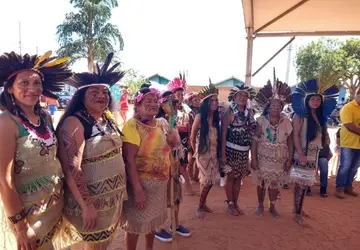 Concurso de beleza celebra a ancestralidade e força das mães terena