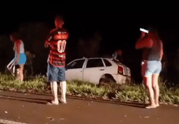 Acidente entre Gol e Fiat Uno resulta em morte na BR-060