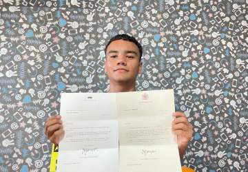 De MS para Londres: jovem recebe cartas do Rei Charles III e príncipe de Gales