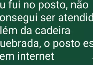 Há 1 mês, cadeira estragada de posto impede grávida de realizar exame