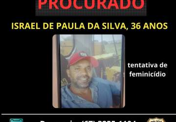 Ex que tentou matar mulher atropelada por ciúme ganha cartaz de procurado