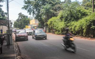 Por mês, rua da Divisão é palco de cinco acidentes de trânsito