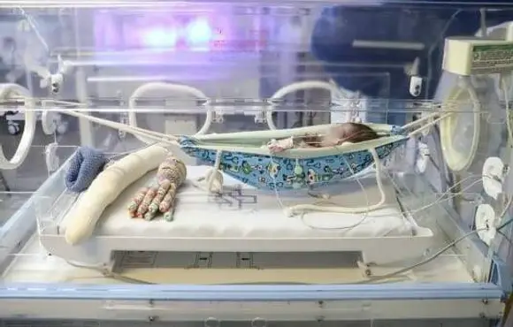 Rede em incubadora é afago para bebês prematuros nas dores do tratamento