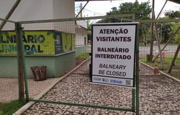 Balneário Municipal é interditado após forte chuva em Bonito