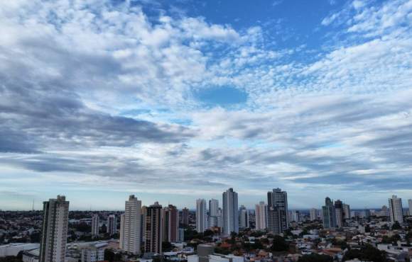 Domingo será de sol e possibilidade de tempestades em MS