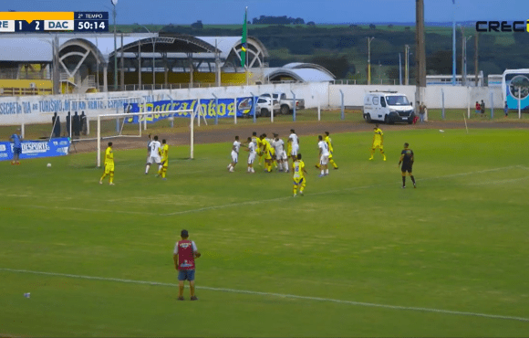 Em jogo movimentado, Costa Rica e Dourados empatam no estadual