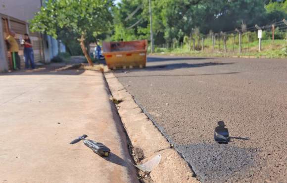 Rapaz tem afundamento de crânio e morre após bater moto em caçamba